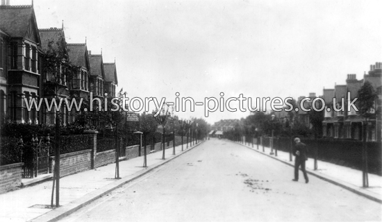 The Avenue, Highams Park, Chingford, London. c.1912.